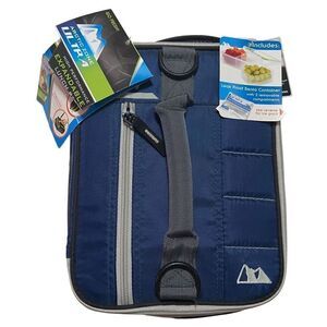 Arctic Zone Ultra Lunch Box, Expandable, Blue/Gray NWT